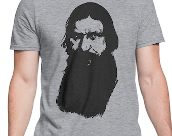 Rasputin T-shirt S-XXL Men/Women Mysticism, Tsar Nicholas II, Russian, Writer, Leskov, Chekhov, Dostoevsky, Cool Gift