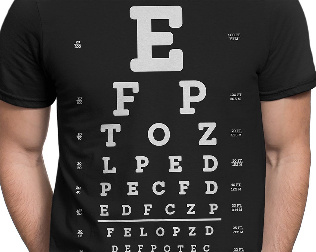 ★人気★UNALLOYED★EYE CHART T SHIR.T★Tシャツ★ ☆送料・関税込☆UNALLOYED☆EYE CHART T SHIR.T☆Tシャツ