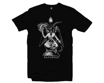 Baphomet T-shirt S-XXL Szatan, Masoni, Pentagram, Zło, Dobro, Szatański, Okultystyczny, Magia, Muzyka, Fajne