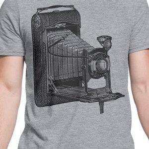 Antique Camera T-shirt S-XXL, Photography, Photographer, Vintage, Retro, , Cool Gift!