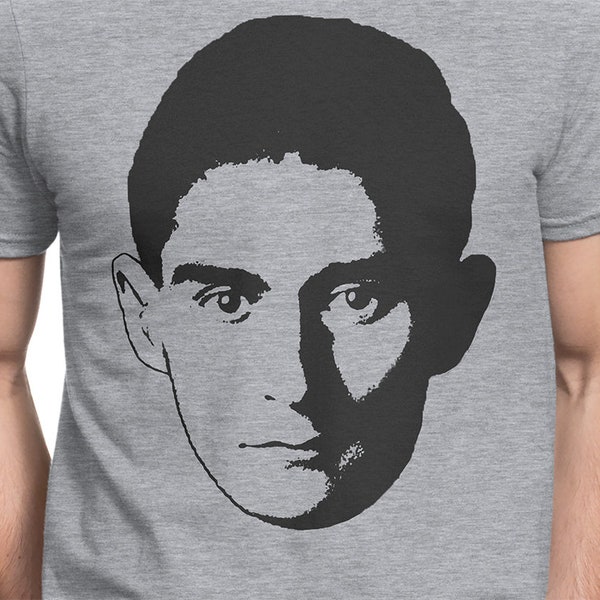 Franz Kafka T-shirt S-XXL, Writer, Author, The Trial, Amerika, Classic, George Orwell, Sartre, Cool Gift!