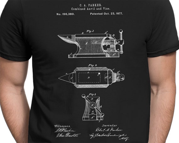 Anvil 1877 T-shirt S-XXL Blacksmith Craft -