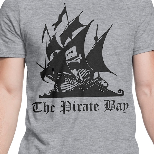 The Pirate Bay T-shirt S-XXL Torrent Download P2P Geek Internet File Sharing