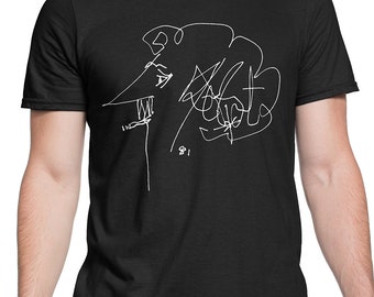 Camiseta Kurt Vonnegut Wh S-XXL - Matadero 5, Desayuno de campeones, Sincero, Sátira, Satírico, Filosofía, Genial