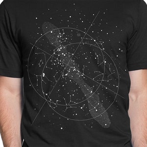 Nachthimmel Männer/Frauen T-Shirt S-XXL Astronomie, Sterne, Konstellationen, Universum, Physik, Astrologie, cooles Geschenk!