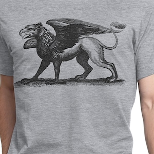 Greif Männer / Frauen T-Shirt S-XXL Greif, alte Mythologie, Kreatur, Symbol, antike Gravur, cooles Geschenk