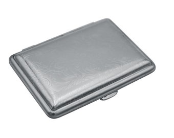 Porte-cartes de visite GERMANUS - Travail manuel allemand, Made in Germany, Silver Venetia