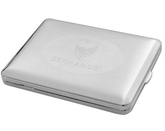 GERMANUS cigarette case - real silver - cigarette case - 100 mm