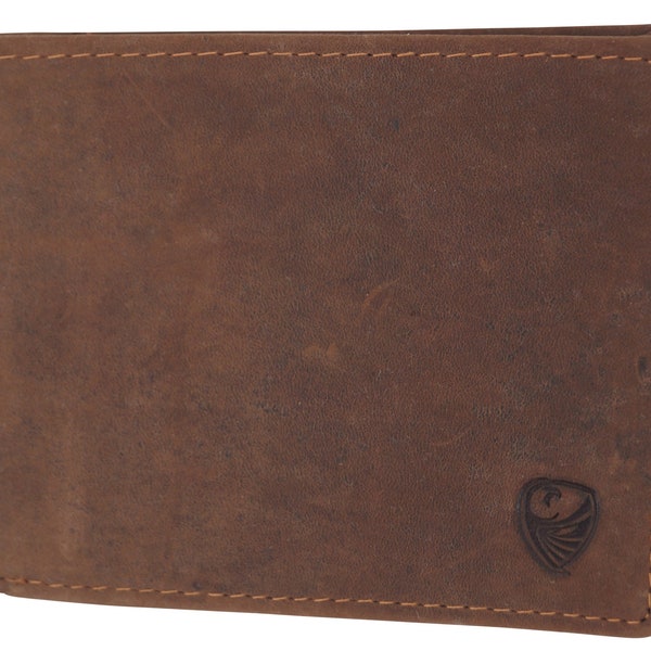 Handmade wallet Sven wallet purse leather brown