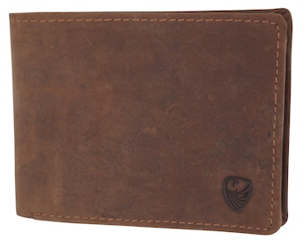 Handmade wallet Sven wallet purse leather brown