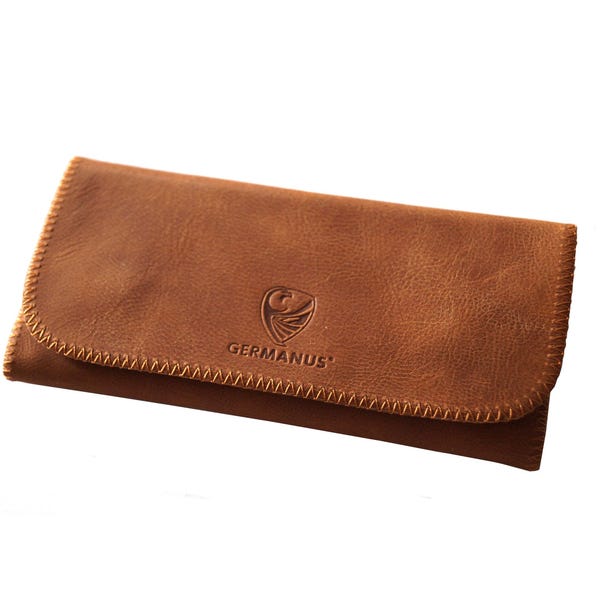 Handmade leather tobacco pouch ALBRUNUS by GERMANUS