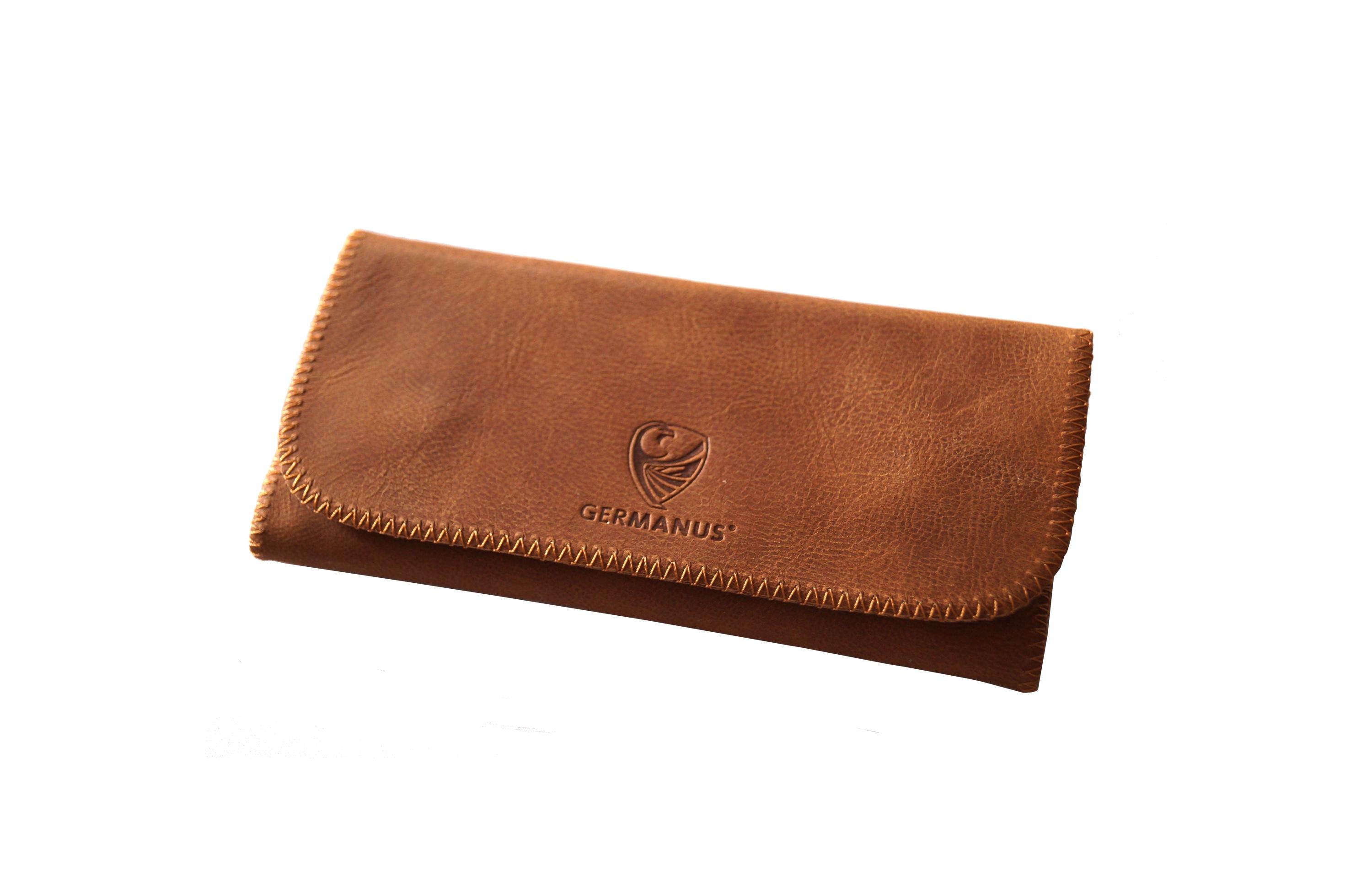 germanus tobacco pouch Handmade Leather Tobacco Pouch ALBRUNUS by GERMANUS