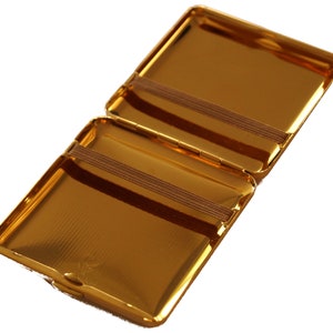 Cigarette case plated with real gold image 2