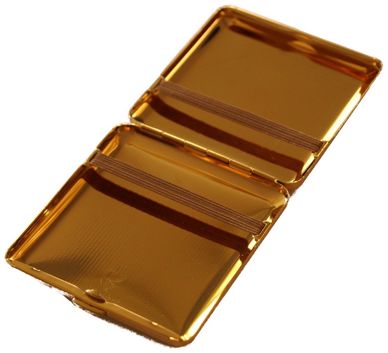 Cigarette case plated with real gold image 2