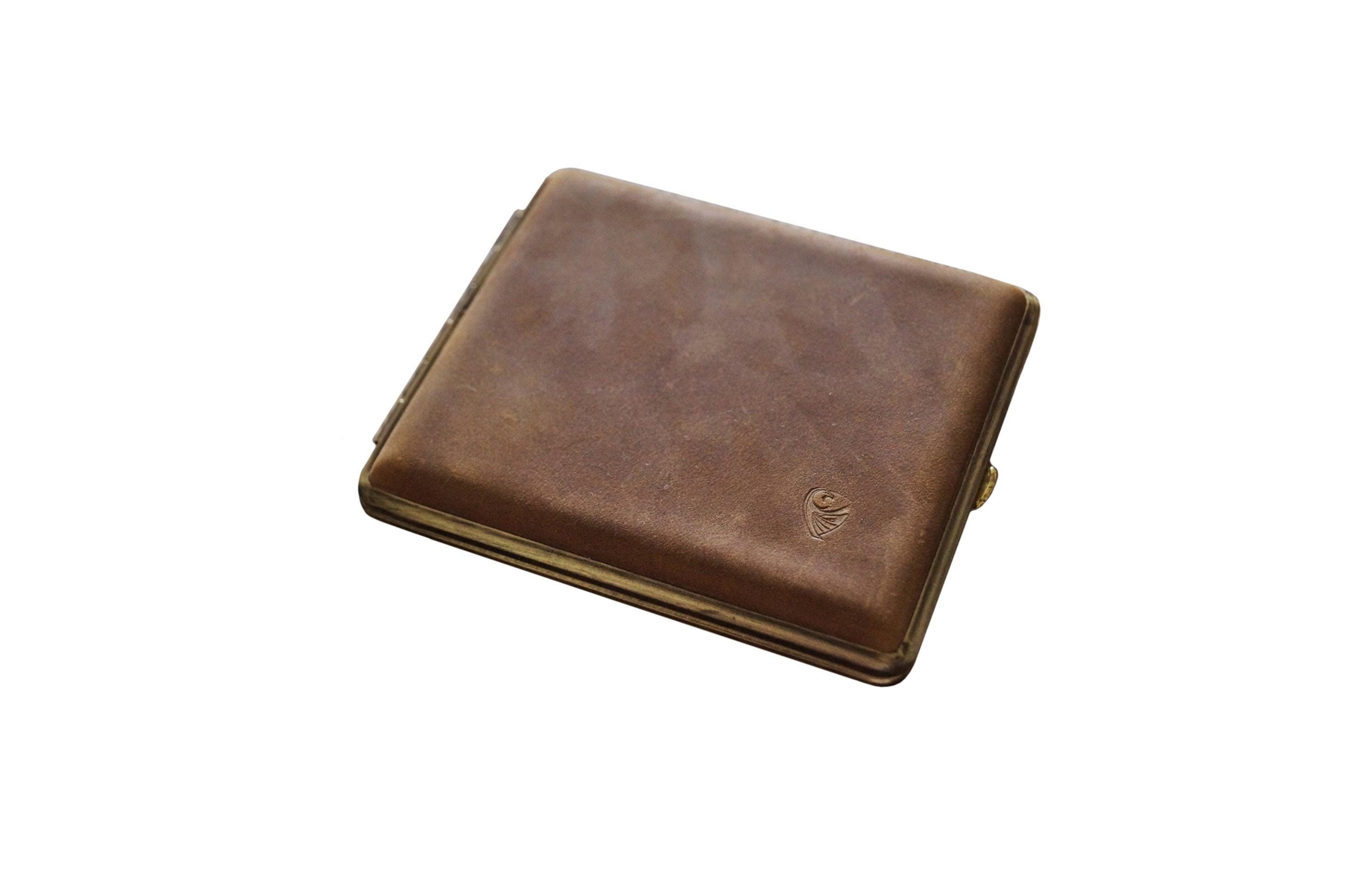 germanus cigarette case GERMANUS Cigarette Case, Handmade, Made in Germany - Wild Boar Design, 100  Mm