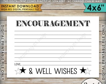 Military Encouragement and Well Wishes Card, Boot Camp Send Off, Patriotic Wishes, PRINTABLE 4x6” Card <ID>
