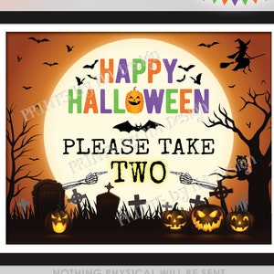 Moon Two Trick or Treat Etsy