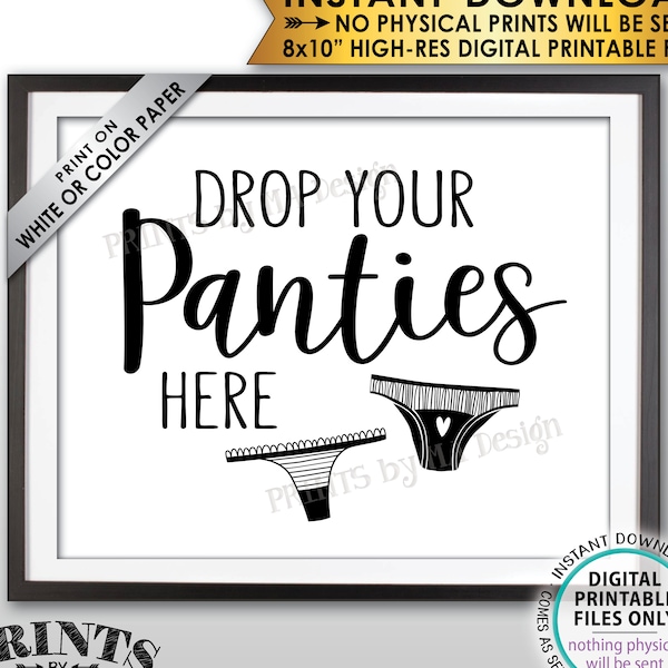 Drop Your Panties - Etsy