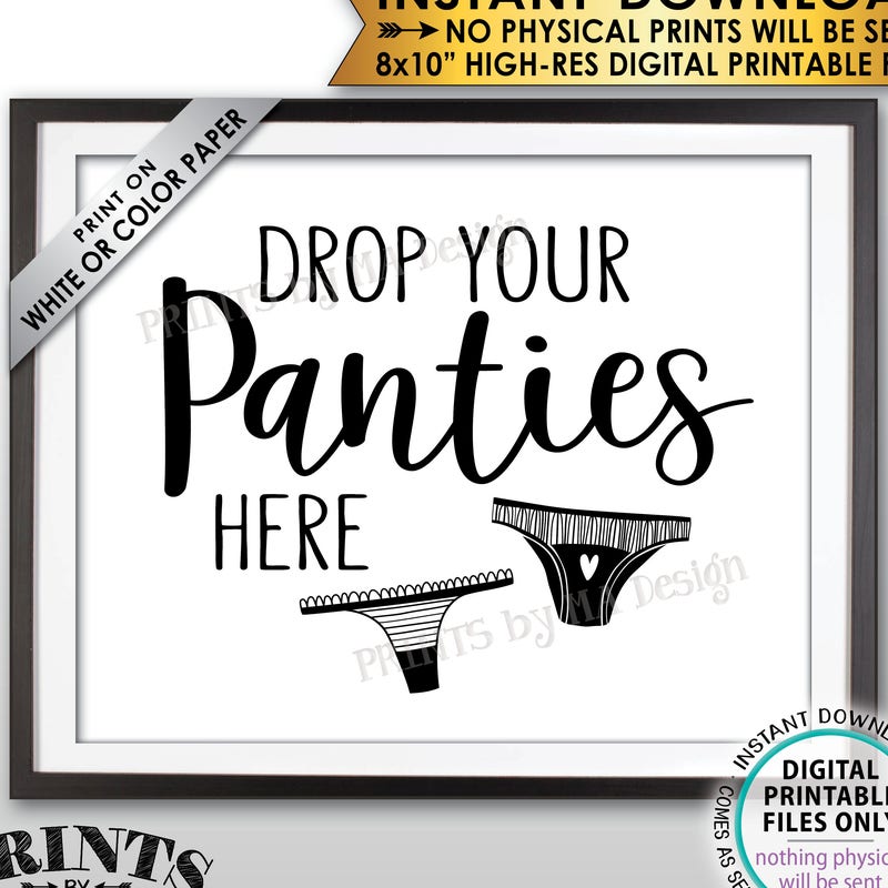 Drop Your Panties - Etsy