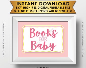 Books for Baby Pink Lemonade Baby Shower Sign, Lemon Shower, Lemon Themed Baby Shower, Pink & Yellow, 5x7” Printable Instant Download