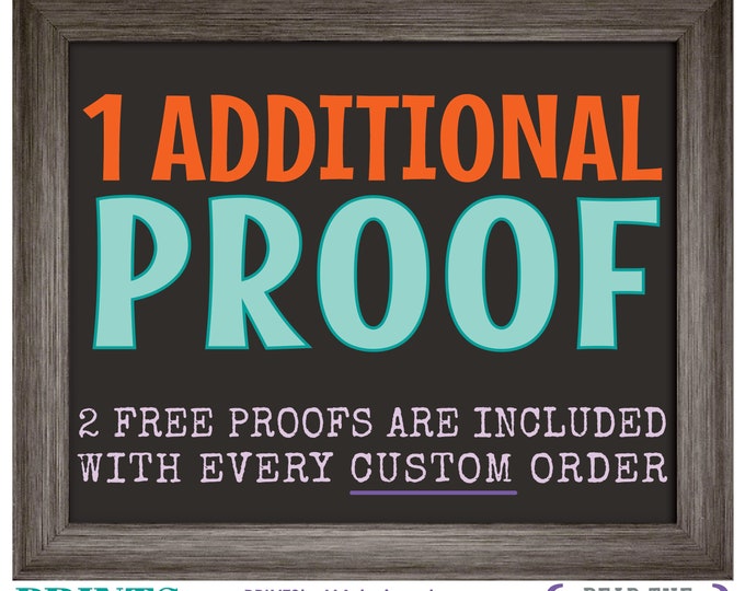 One Additional Proof of a Custom Order