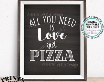 We Love Pizza Sign Etsy
