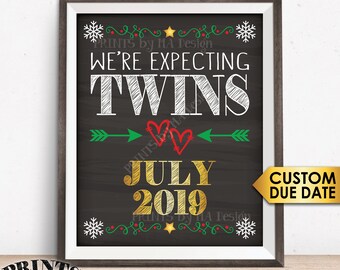 Twin announcement | Etsy