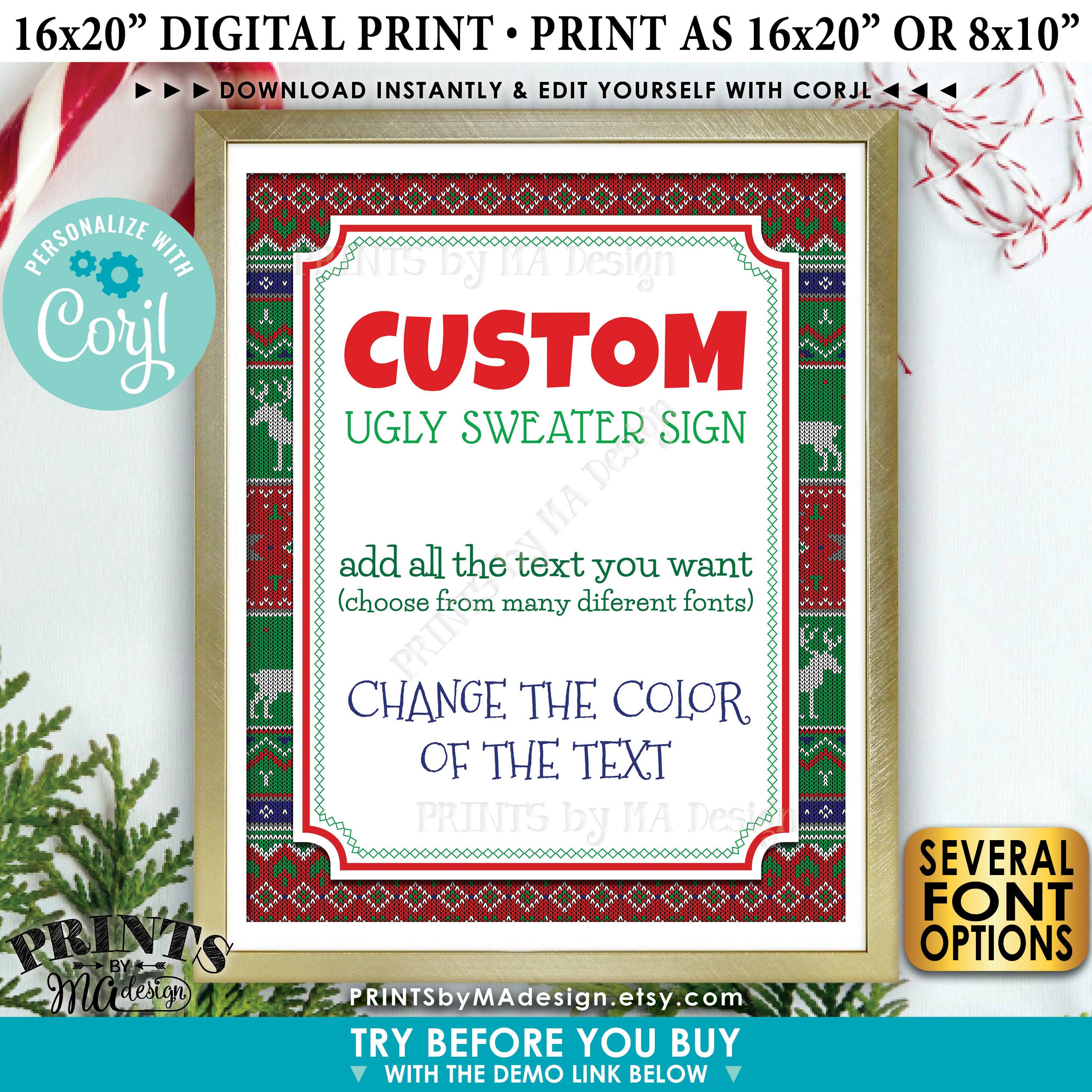 Funny Office Supplies Ugly Christmas Tree, Christmas at Work  Poster for  Sale by ItsReithHere