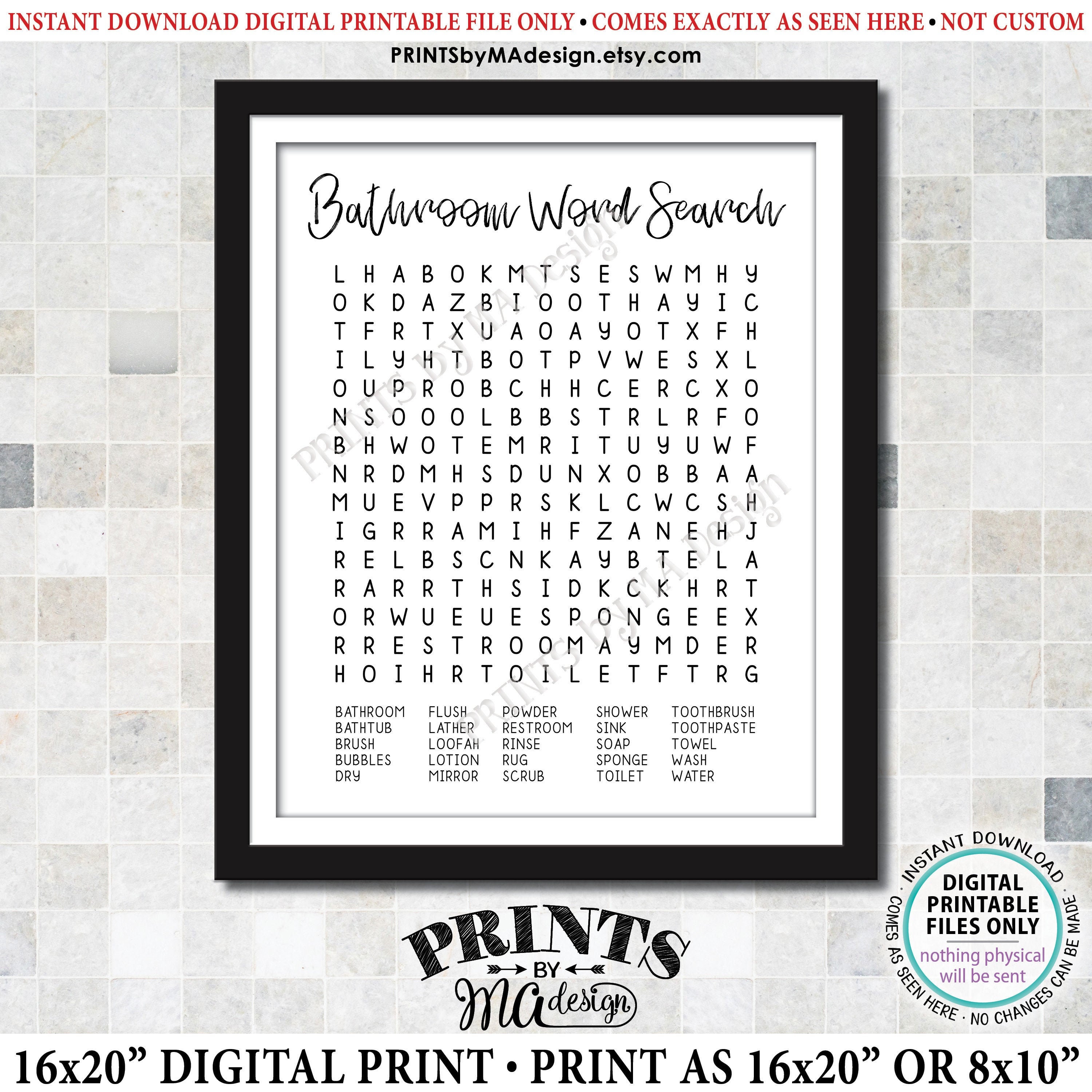 bathroom-word-search-fun-bathroom-puzzle-housewarming-gift-printable-8x10-16x20-sign