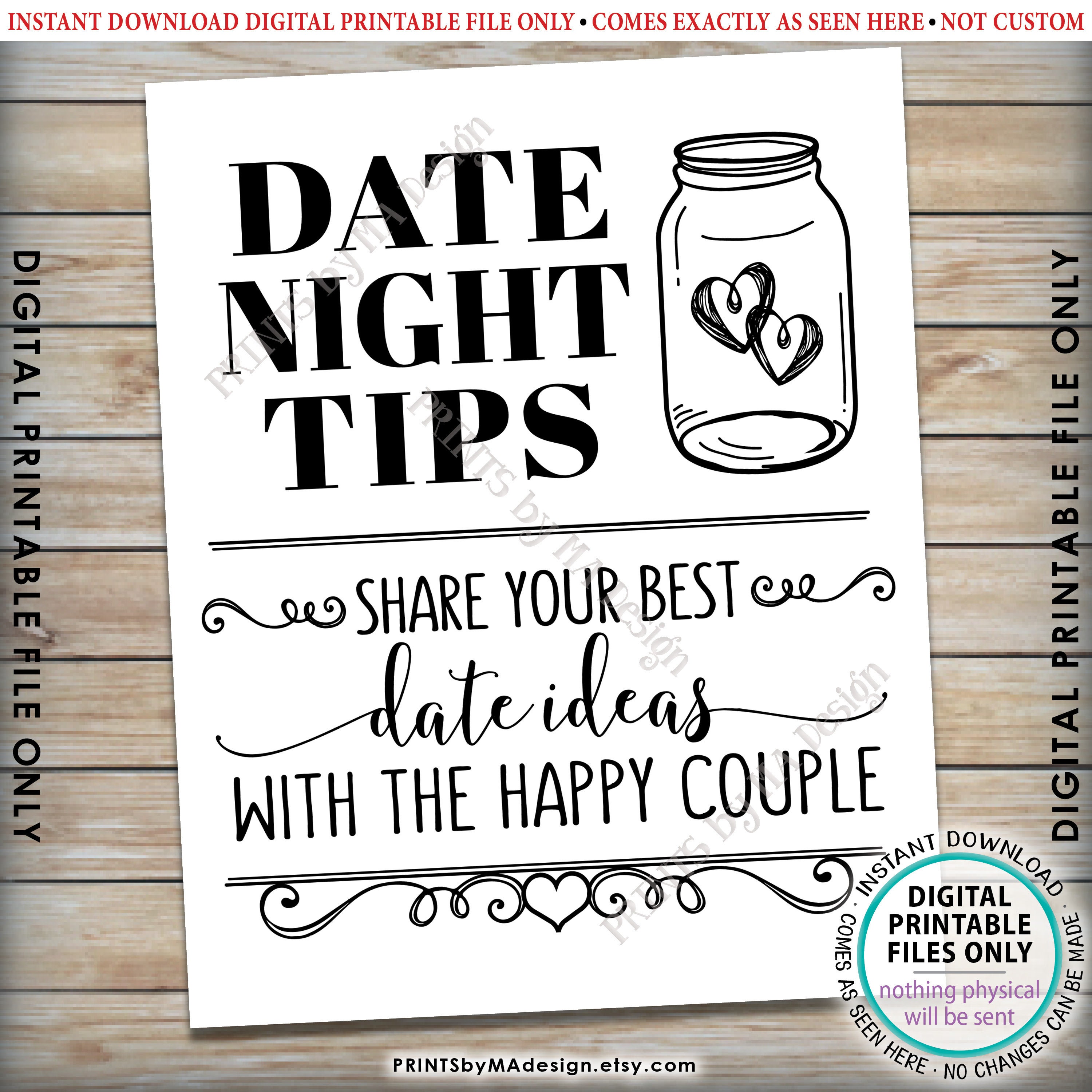 30 Mini Date Night Ideas For Married Couples + A Free Printable