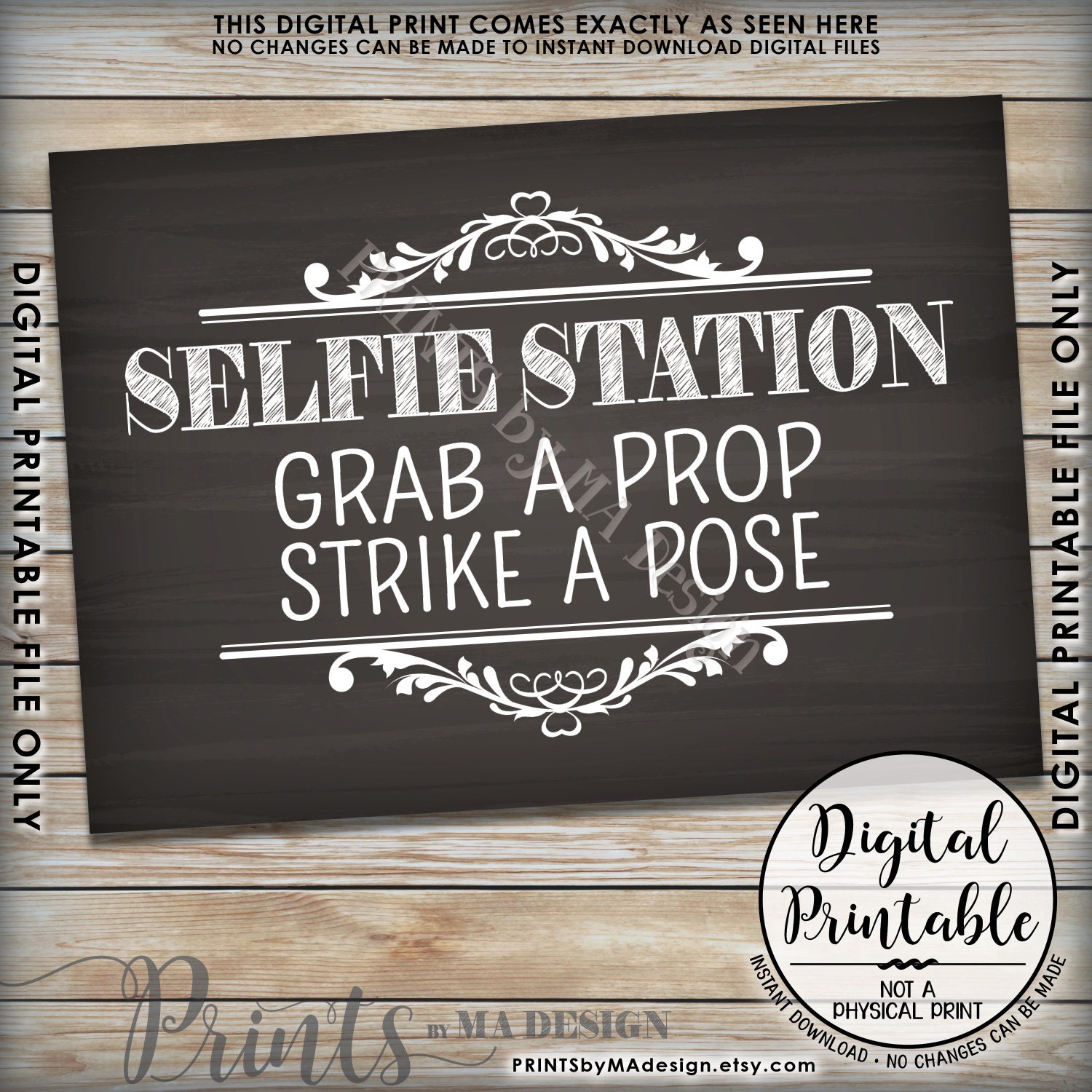 Selfie Station Sign Ideas