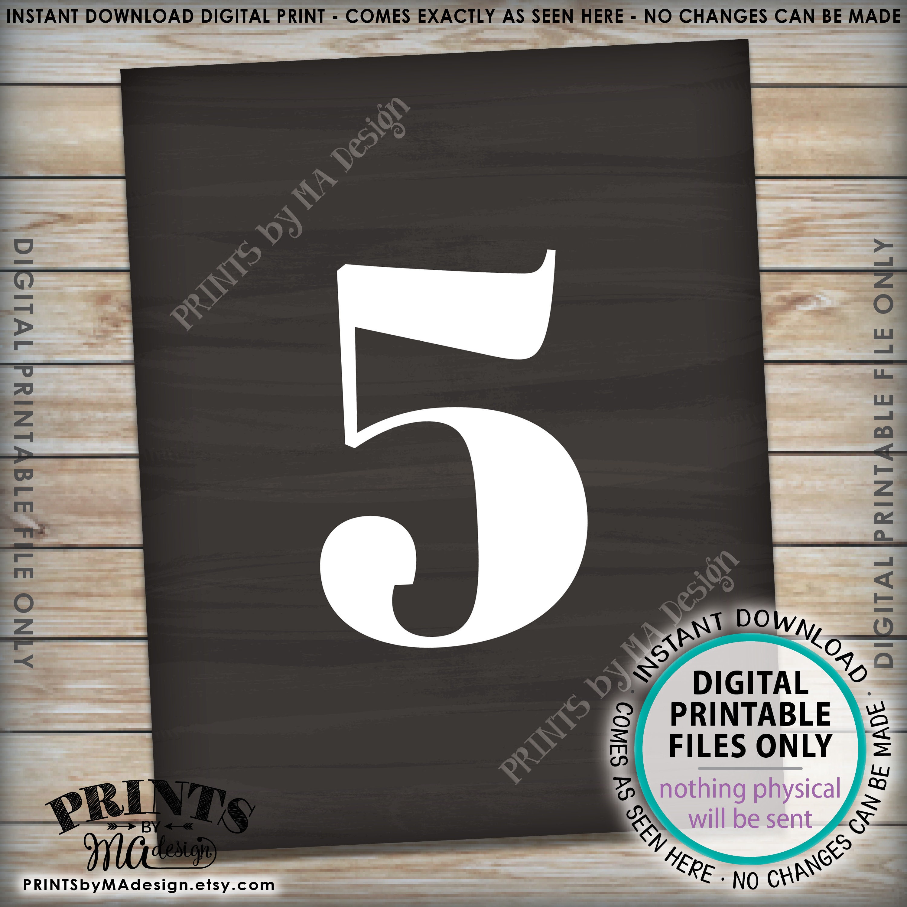 Numbers 1 5 Signs 1 2 3 4 5 Groups Pregnancy - Etsy