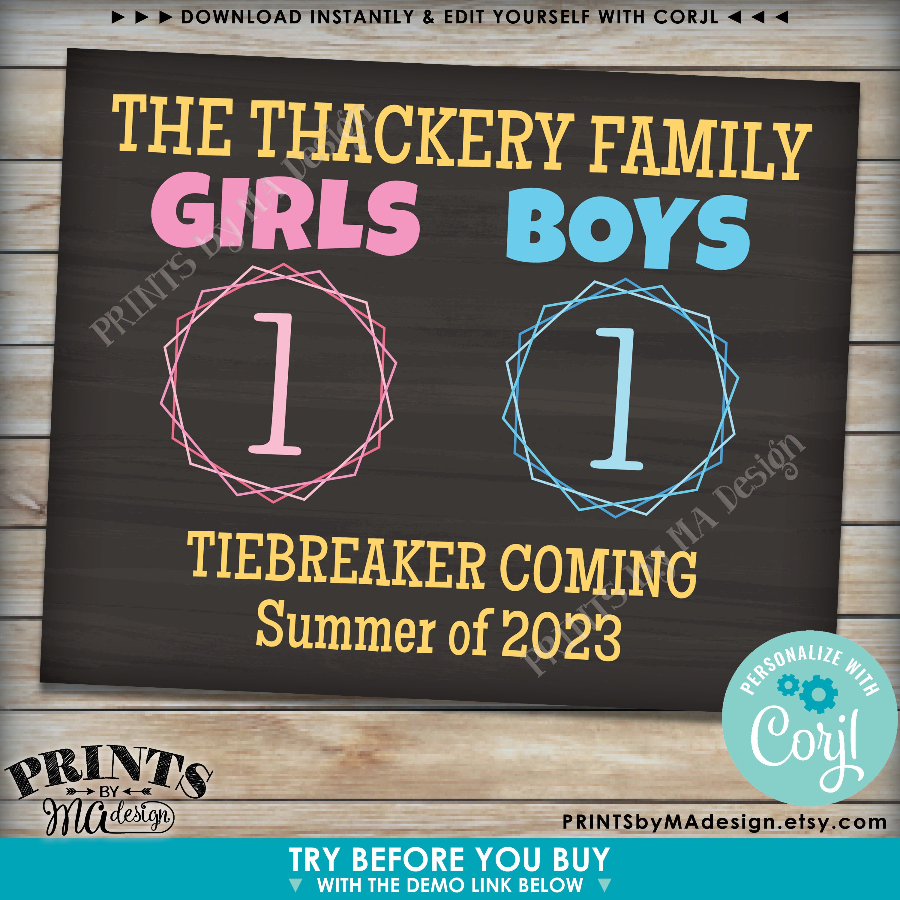 Tiebreaker Pregnancy Announcement, Baby Number 3, Boys vs Girls ...