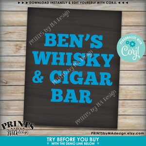 Custom Chalkboard Style Posters, Choose Text/Colors, Create Up to 10 PRINTABLE 8x10/16x20” Portrait Signs <Edit Yourself with Corjl> image 4