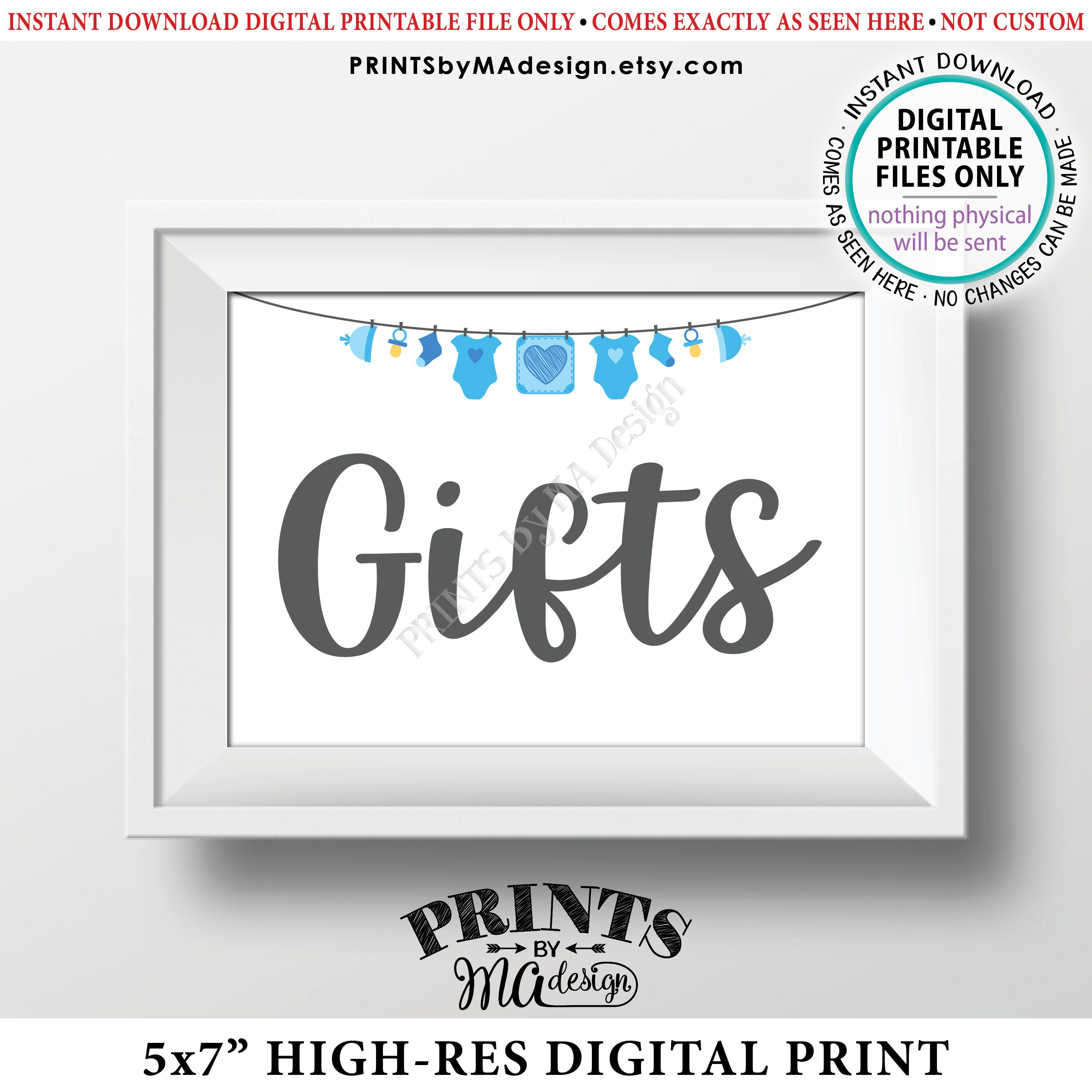 Baby Shower Gifts Sign Gift Table Sign Baby Shower Decorations It S