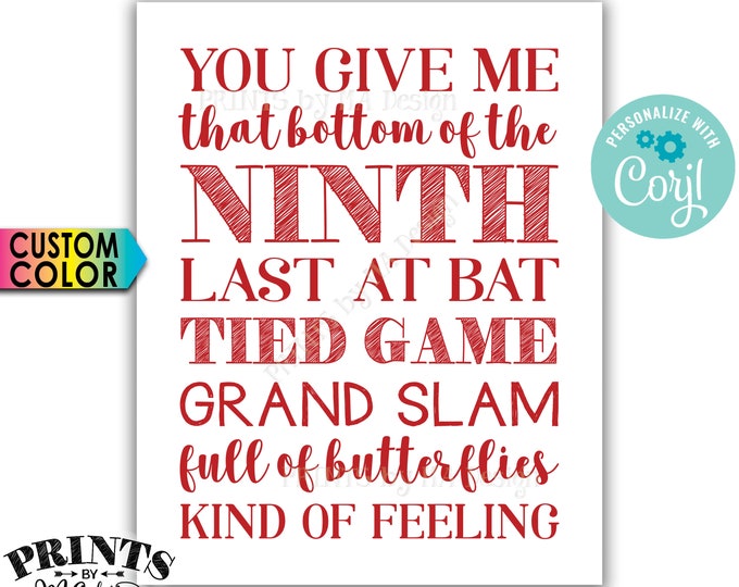 Baseball Wedding Sign, Baseball Decoration, Grand Slam Wedding Sign, PRINTABLE 8x10/16x20” Sign <Edit Yourself with Corjl>