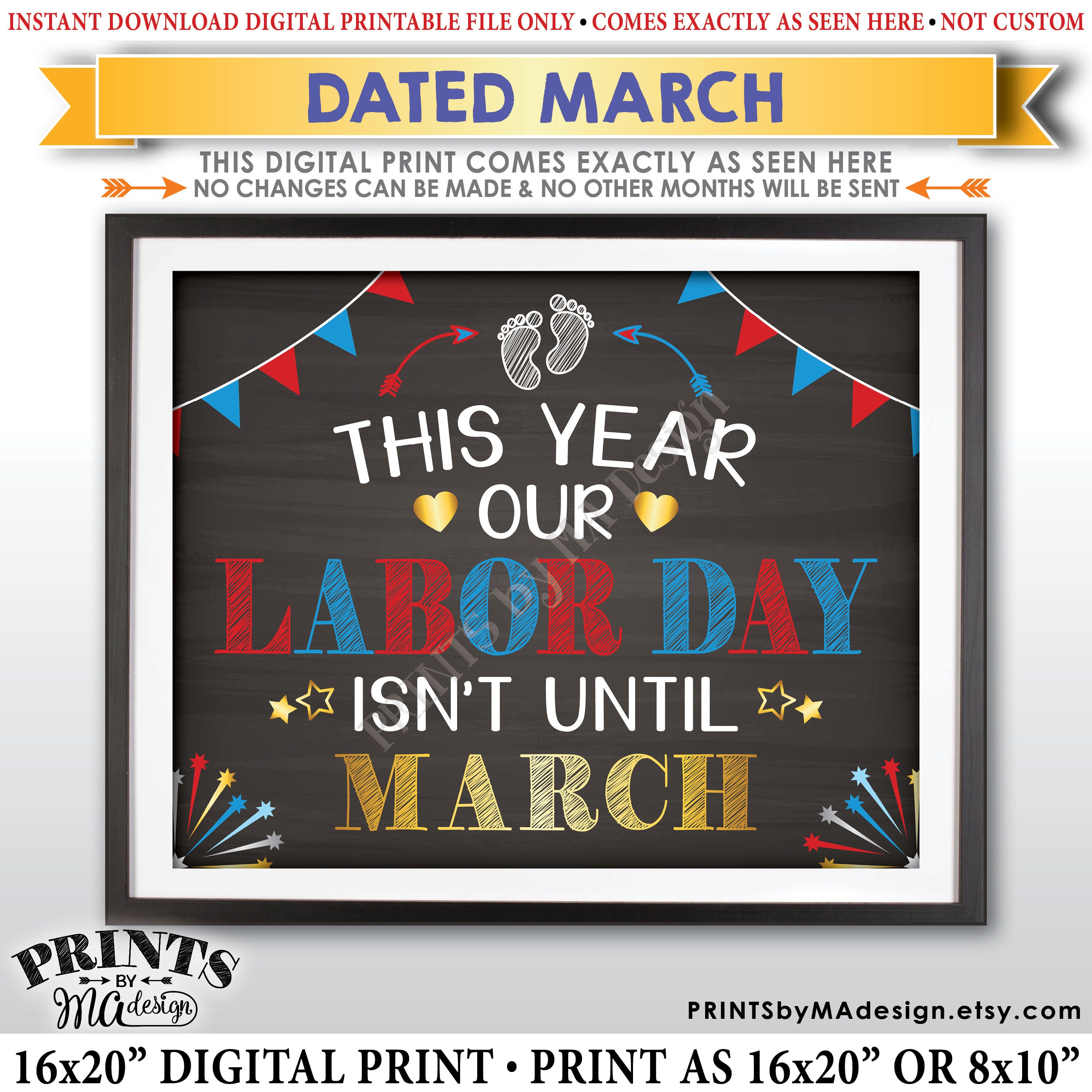 Labor Working day Being pregnant Announcement Signal, This Calendar year Our image regarding Closed Labor Day Printable Sign identified as Labor Working day Being pregnant Announcement Indication, This Yr Our