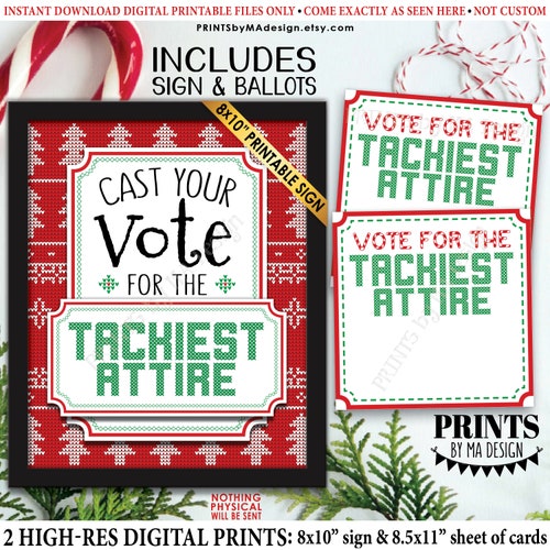 Printable UGLY SWEATER Christmas Party Pack Invitations - Etsy
