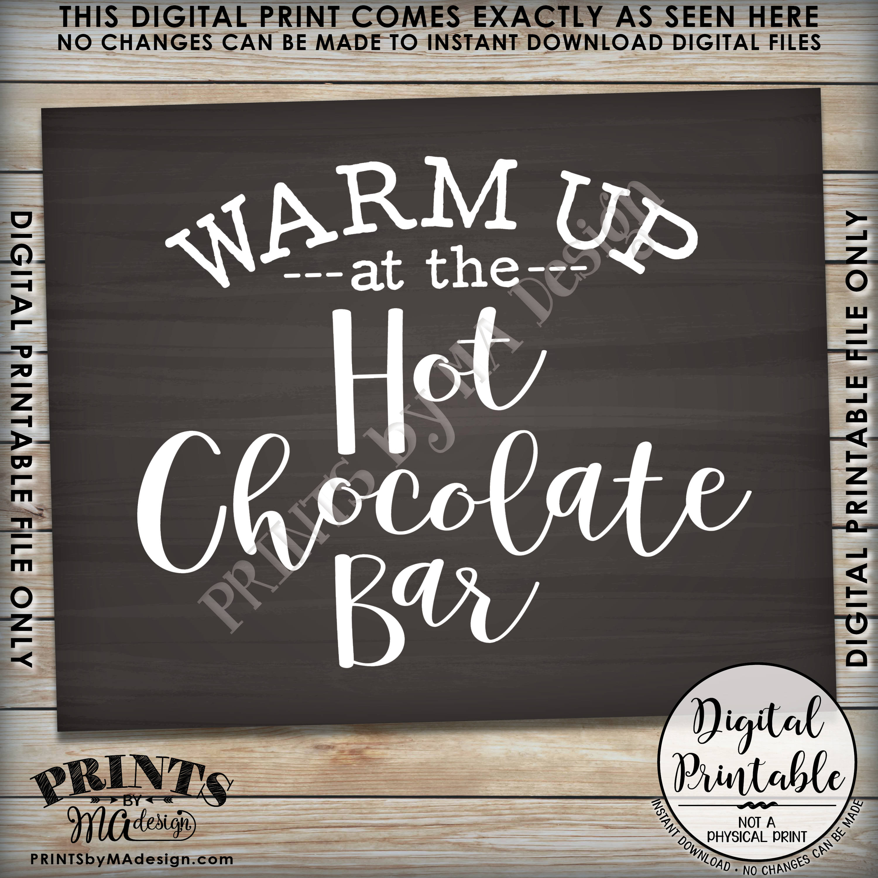 Printable Hot Chocolate Sign Printable Word Searches