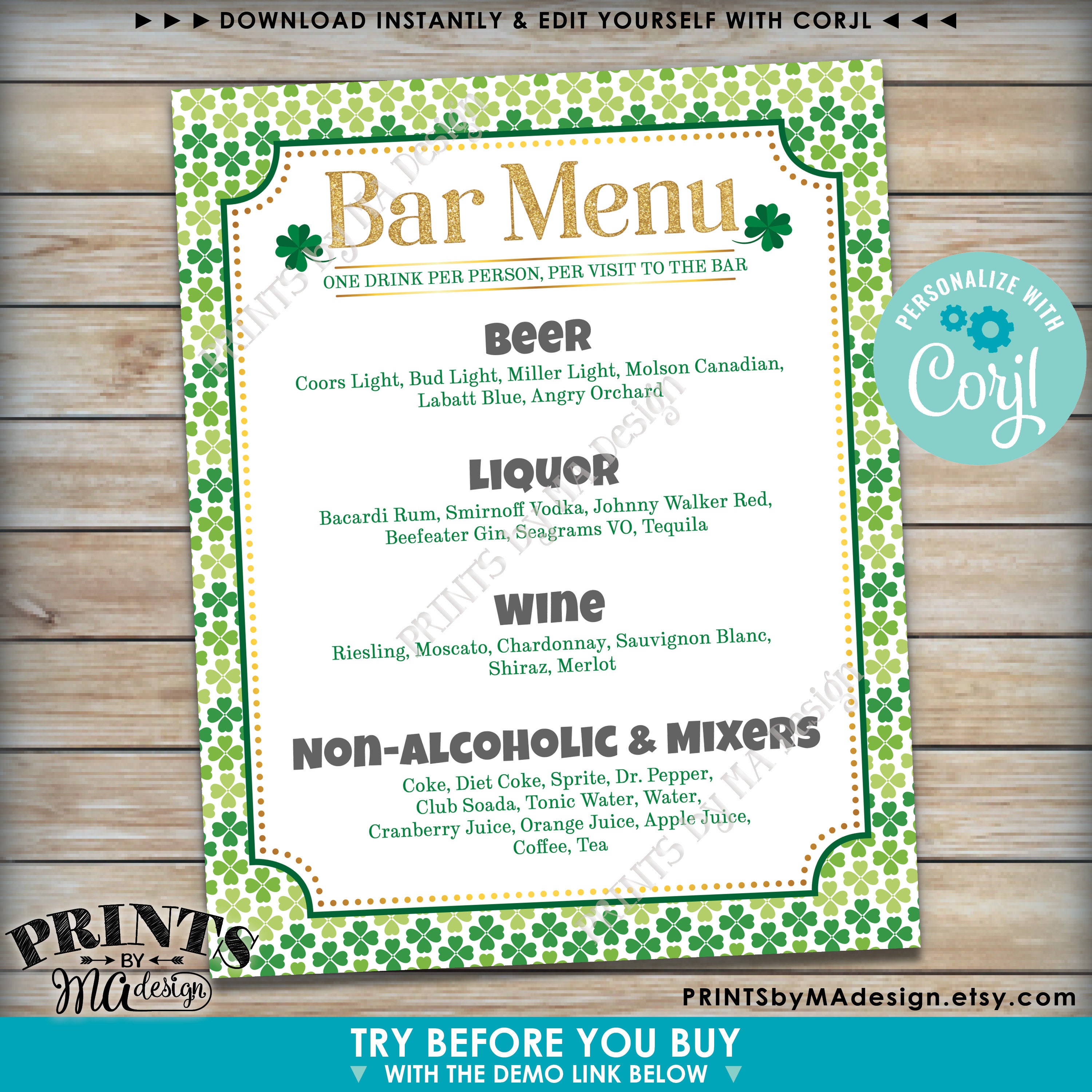 st patricks day drink deals