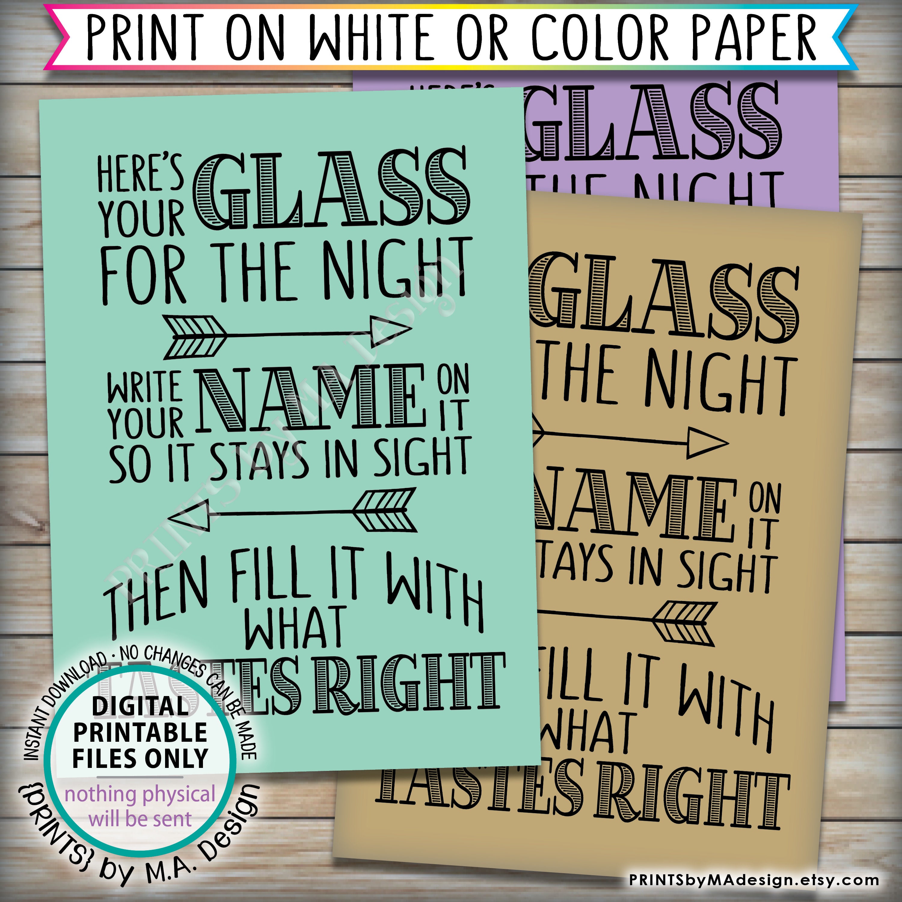 fundament priester varkensvlees Your Glass for the Night Sign, Write your Name on it so it Stays in Sight, Wedding Bar Favor, PRINTABLE 5x7” Black & White Sign fundament priester varkensvlees Your Glass for the Night Sign, Write your Name on it so it Stays in Sight, Wedding Bar Favor, PRINTABLE 5x7” Black & White Sign