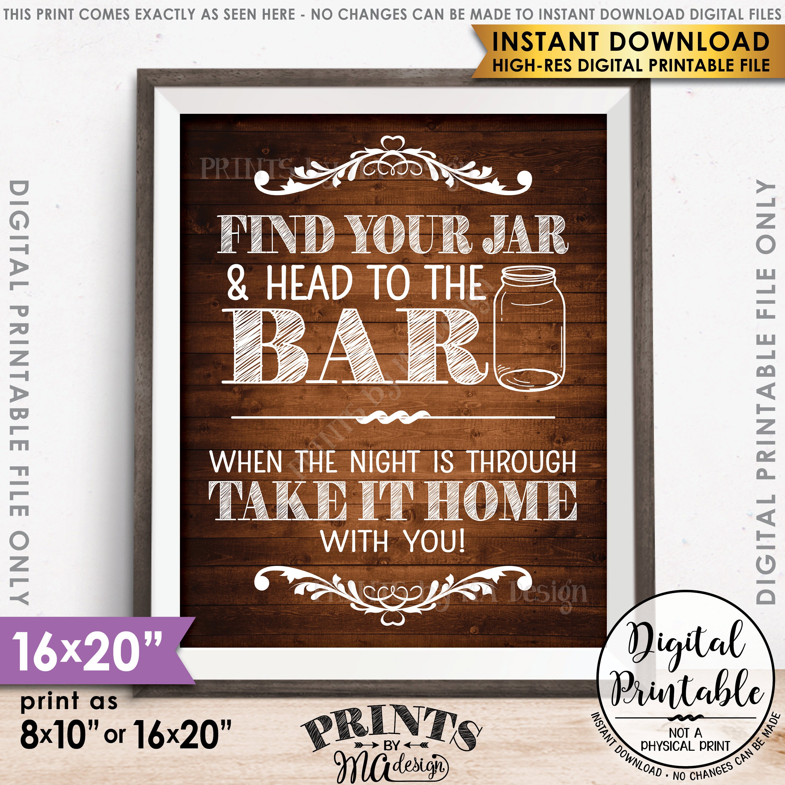 Obtain Your Jar and Mind toward the Bar, Consider Your Jar toward the Bar photograph relating to Head in a Jar Printable identify Locate Your Jar and Mind towards the Bar, Get Your Jar in the direction of the Bar