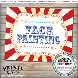 Carnival Games Signs, Balloon Darts, Face Painting, Fish Bowl, Ring ...