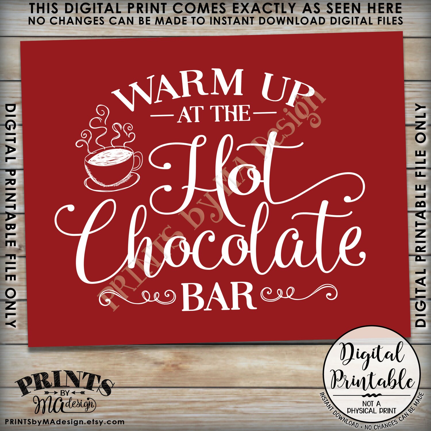 Hot Chocolate Bar Sign Warm Up At The Hot Chocolate Bar Hot Cocoa 