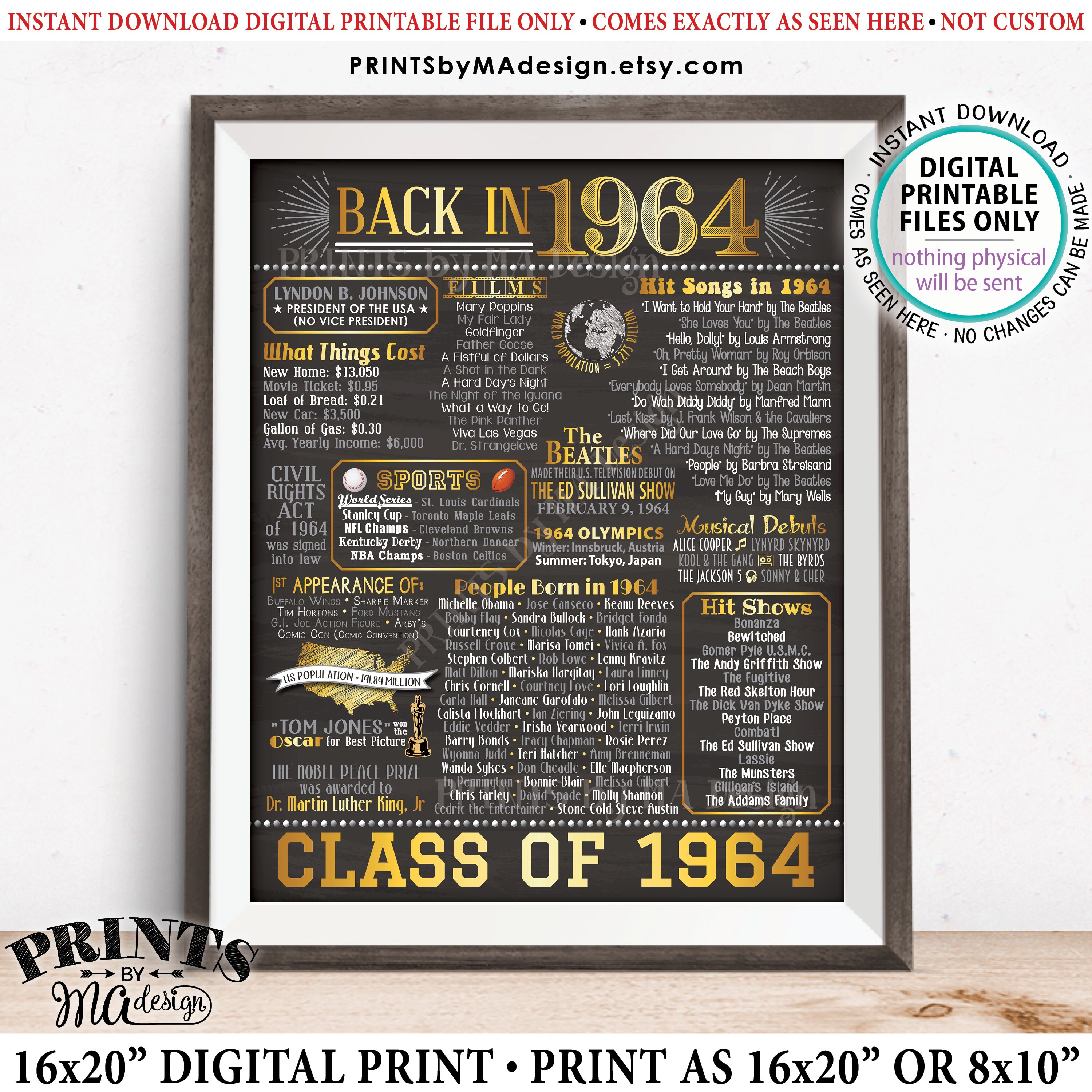 Class of 1964 Reunion Flashback - Il Fullxfull.1527228194 Og5b 