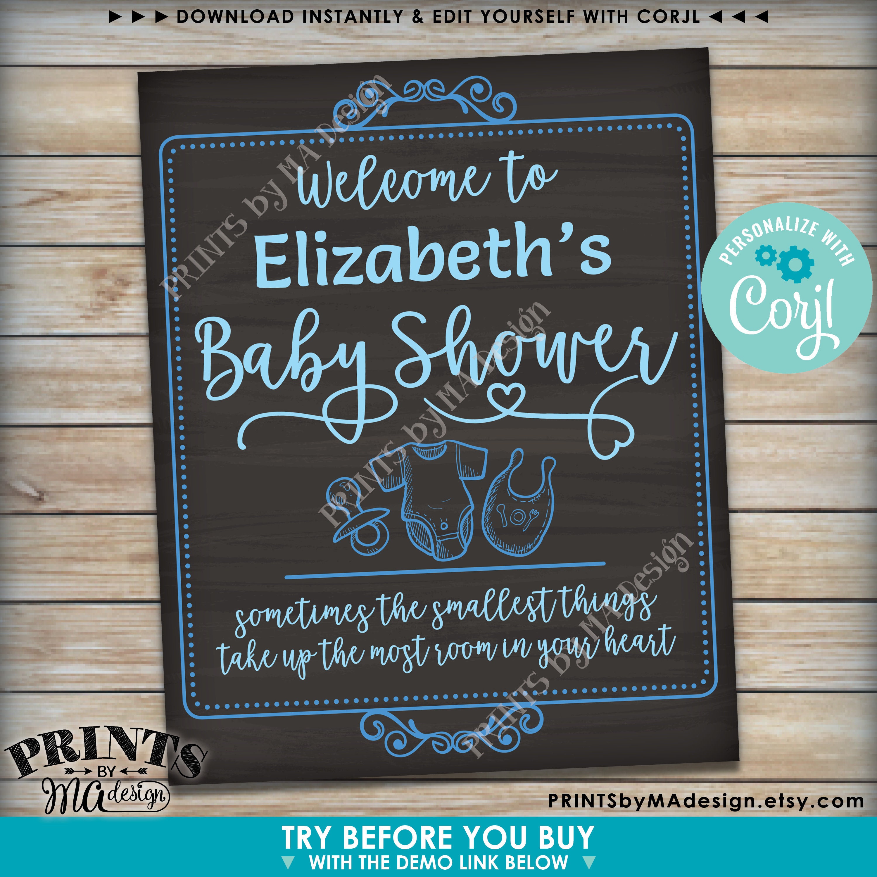 Baby Shower Entrance Sign Ideas - Best Design Idea