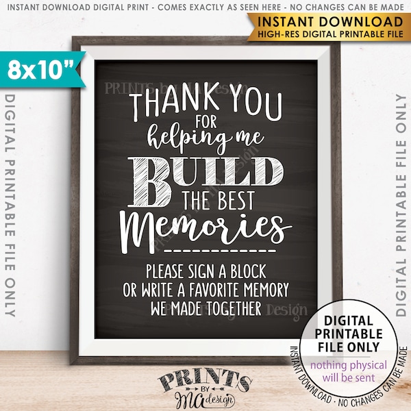 Chalkboard Thank You - Etsy