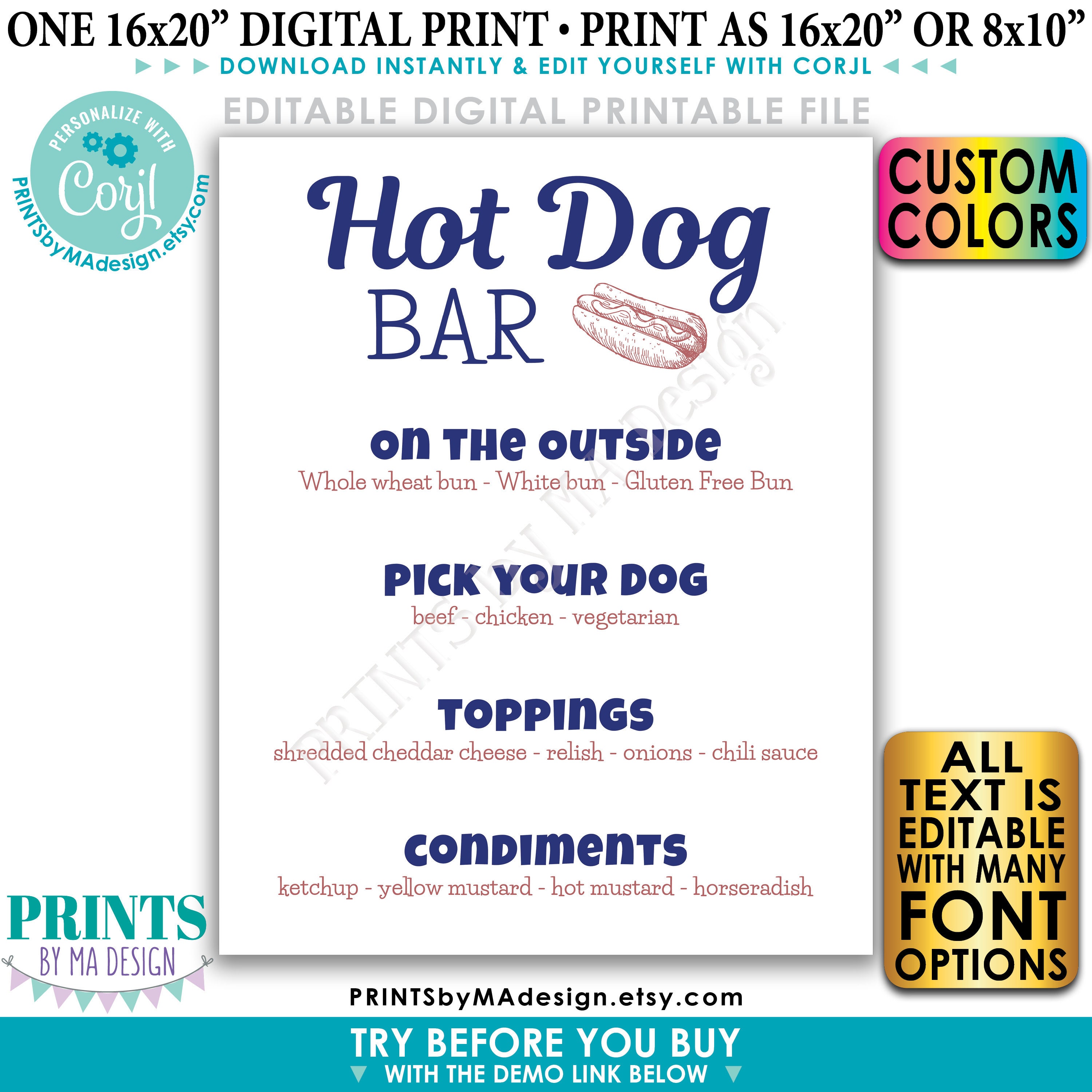 editable-hot-dog-sign-custom-hot-dog-bar-menu-build-yourself-a-frankfurter-printable-8x10