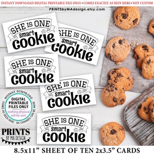She is One Smart Cookie Cards, Girl Graduation Party Decorations, Ten 3 ...