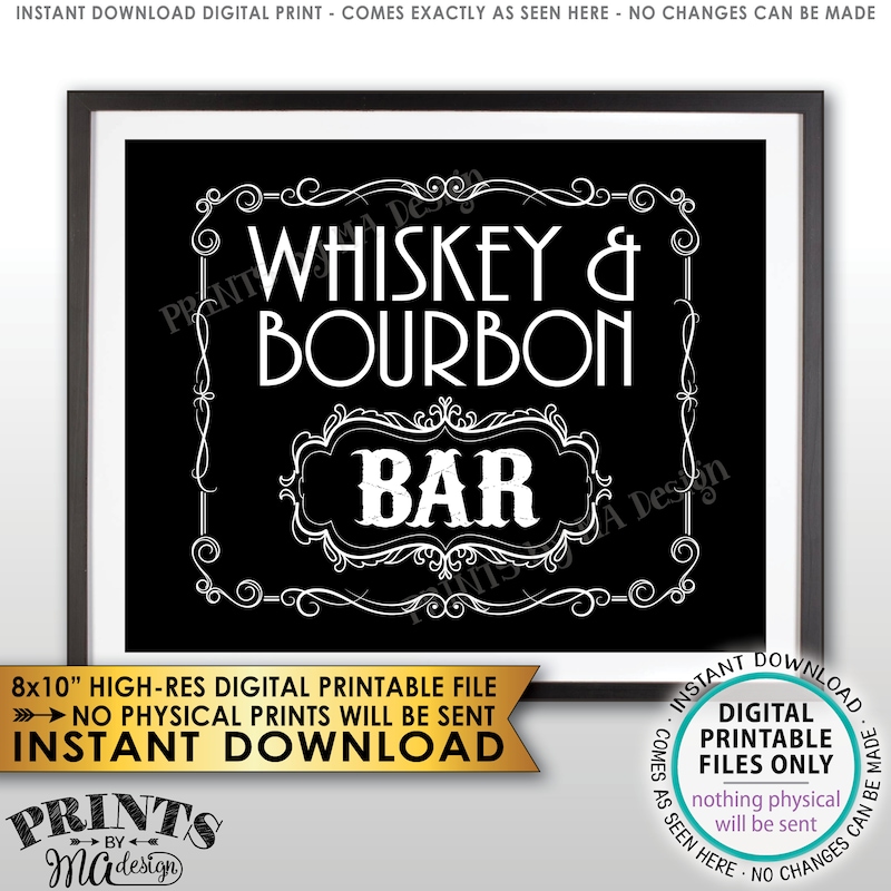 Bourbon Bar Decor - Etsy